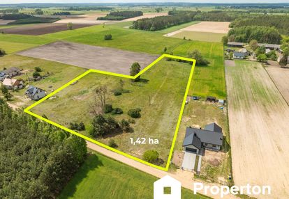 Działka rolno-budowlana 1,42 ha |ulatowo-zalesie |
