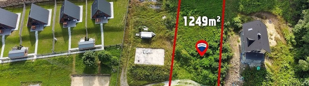 Działka budowlana koniaków 1251m2