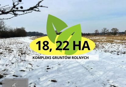 Kompleks 18,22 ha użytków rolnych