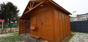 Działka rod – 3,3 ara | domek | wc | media