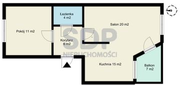 Dwa pokoje 56 m2, przy parku szczęśliwickim