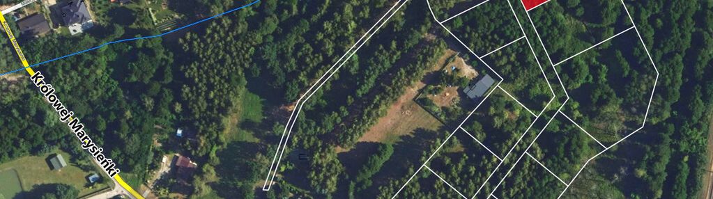 Działka budowlana 2324 m2 bieganów gm. jaktorów