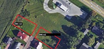 Tychy dwie działki 330zł/m2 netto wilkowyje