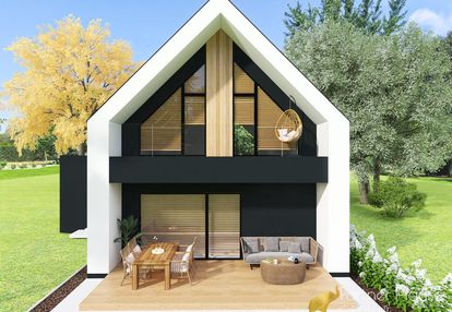 Nowoczesny dom przy lesie | 5 pokoi | pęclin