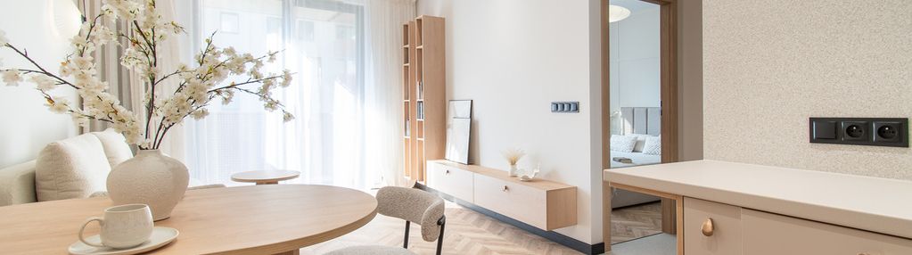 Styl japandi 2pok, balkon, garaż | wizjonerów, ska
