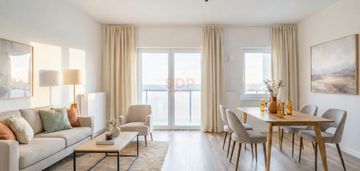 Apartament na browarach wrocławskich z tarasem i widokiem na rzekę