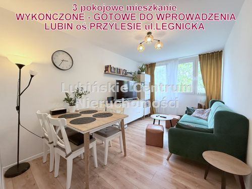 3 pokojowe mieszkanie lubin przylesie wykończone