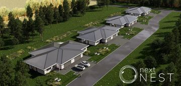 Słomczyn_konstancin parterowy dom podwójny garaż