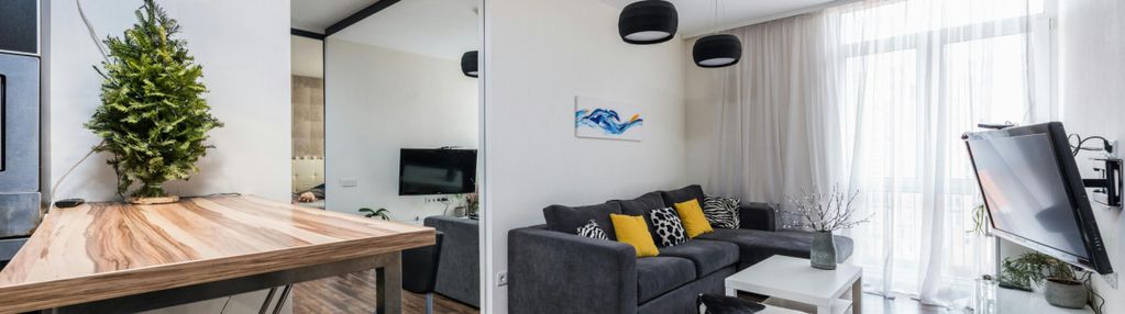 Mieszkanie 3 pokoje|balkon|prądnik biały