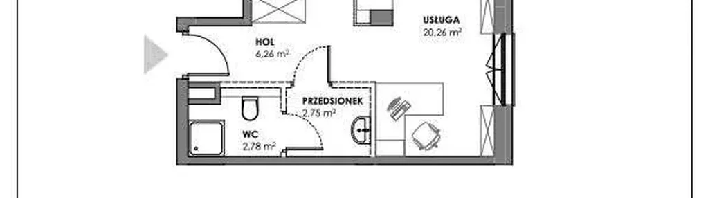 Nowe mieszkanie 2 pokoje 40m2 ul. Racławicka