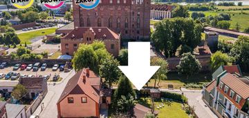 Dom przy zamku w gniewie| działka 1033 m²