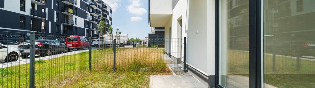 Kawalerka z ogrodem i komórką lokatorską