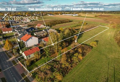 Mały, zielony domek/działka 3323 m2/zielona okolic