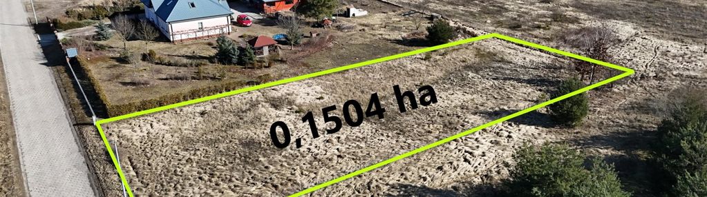 Działka w sąsiedztwie lasu