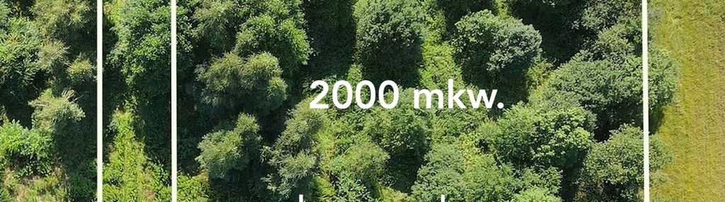 Budowlana 2000 m2 z mpzp, prąd na działce