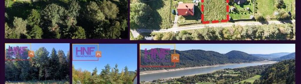 Działka 10ar klimkówka 850m od zalewu
