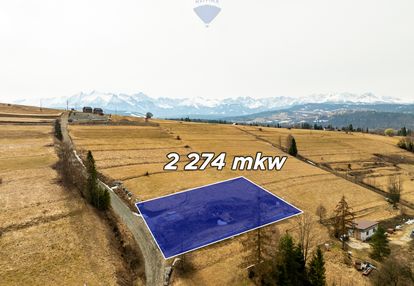 Działka widokowa w rzepiskach 2274m2