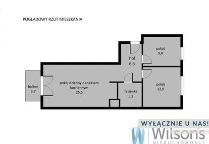 Rynek wtórny/dostępne od zaraz/2xgaraż/3pok/59m