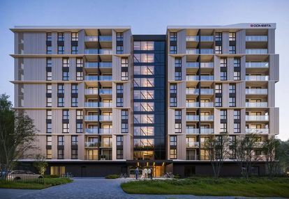 Kompaktowe mieszkanie na 9 piętrze, piecki-migowo