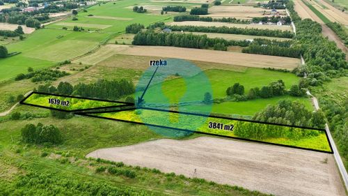 Wyjątkowa działka z rzeką - górno