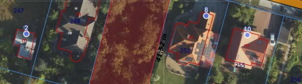 Działka usługowo - mieszkaniowa 800m2