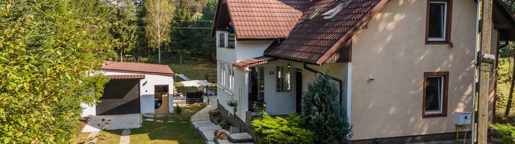 Urocza działka z domem i stawem w spokoju i ciszy