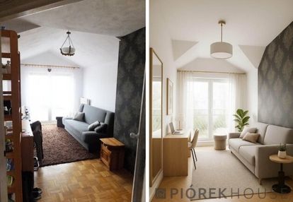 Dwupoziomowe mieszkanie na ursynowie