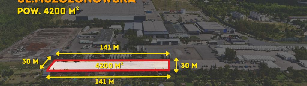Utwardzony teren produkcyjny do dzierżawy | 4200 m