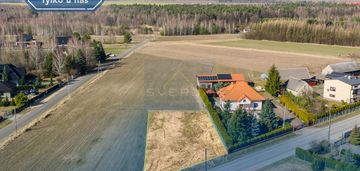 Działka bud. w otoczeniu nowych domów w pierzchnie