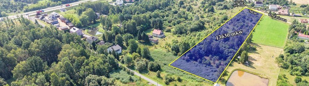 Kol.poczesna - działka 13 630m2