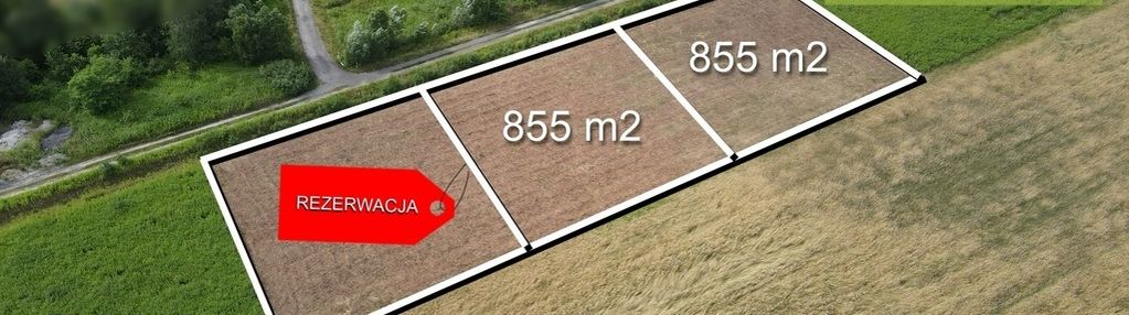 Działka z pozwoleniem na budowę / 855m2 / kłobuck!