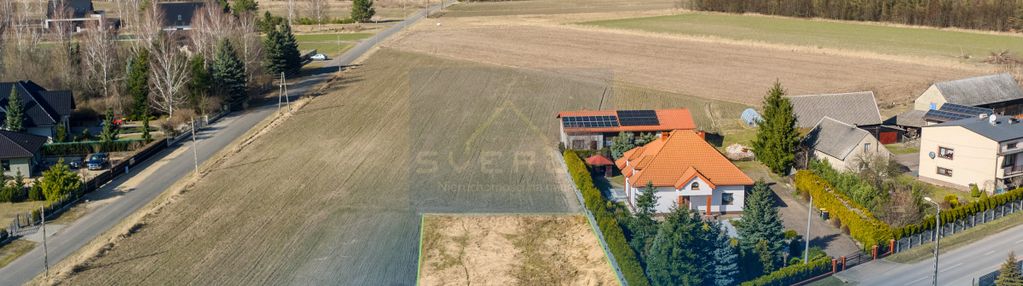 Działka bud. w otoczeniu nowych domów w pierzchnie