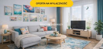 Dwupokojowe jasne mieszkanie w centrum.