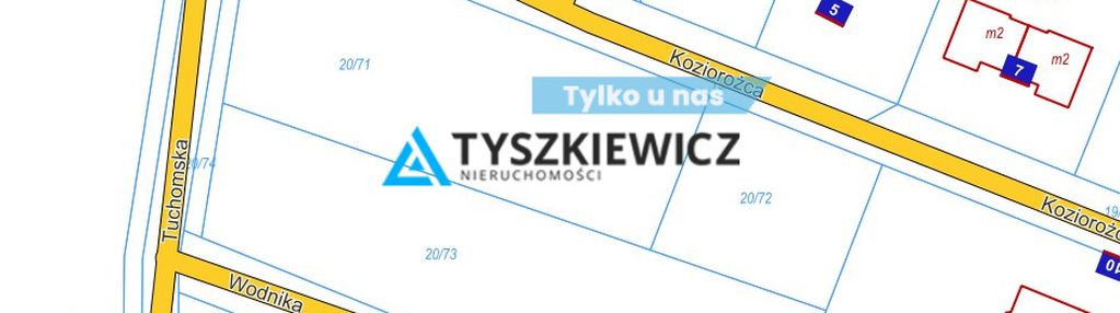 Działka pod bliźniaki banino