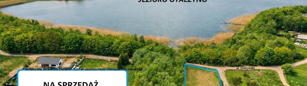 Działka nad jeziorem • pierwsza linia zabudowy!