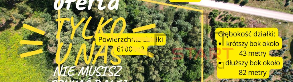 Działka 6100 m² zboiska – mpzp, media, blisko s8