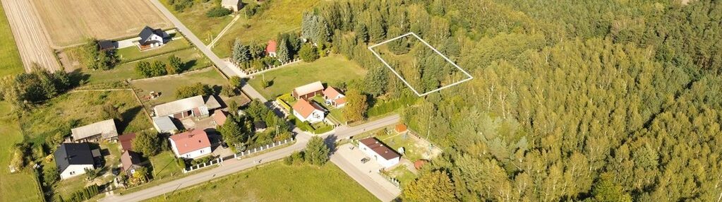 Piękna duża działka budowlana poschła