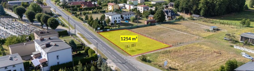Działka budowlana strzebiń 1254m2