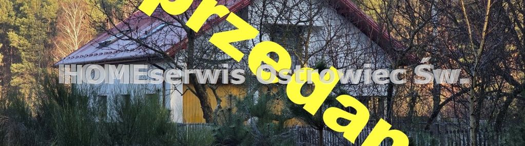 Dom na sprzedaż 140 m2 na działce 1465 m2 w lesie.