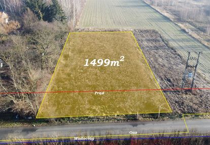 Działka w cichej i spokojnej okolicy,media