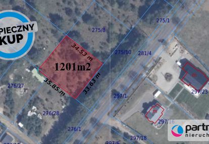 Działka mieszkaniowa 1201m2 z mpzp