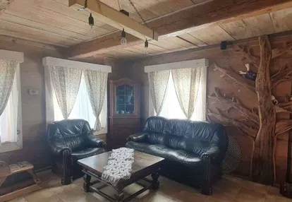 Duży drewniany dom z działką 46 arów