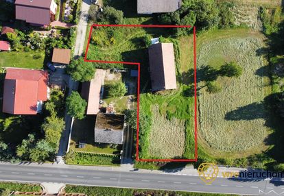 Działka budowlana z budynkiem gospodarczym!