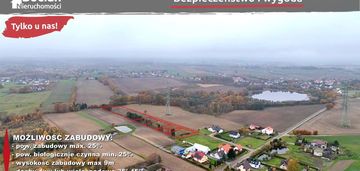 Kompleks płaskich działek nad jeziorem! przyjaźń!