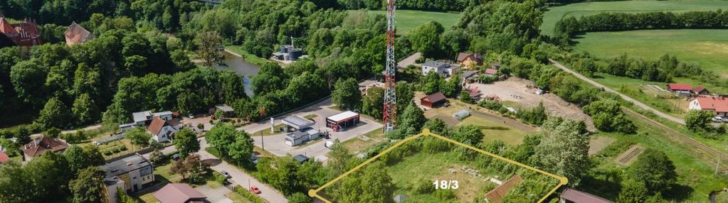 Działka inwestycyjno - usługowa  pieniężno