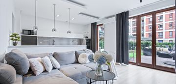 Przestronne i ciche mieszkanie z dużym ogródkiem