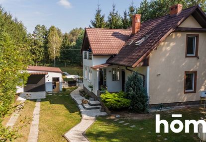 Urocza działka z domem i stawem w spokoju i ciszy