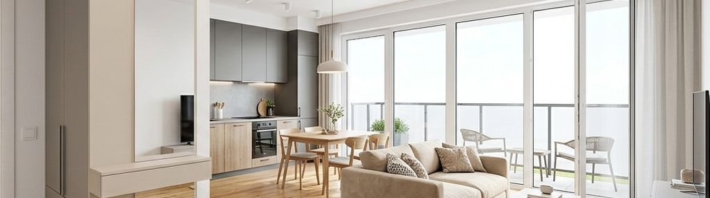 Nowoczesne mieszkanie | smart house | lawendowe