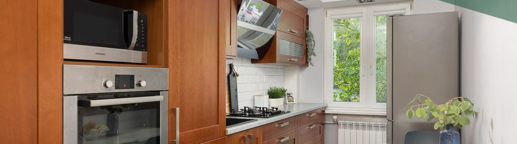 Ogródek 28 mkw, zamknięte osiedle i osobna kuchnia