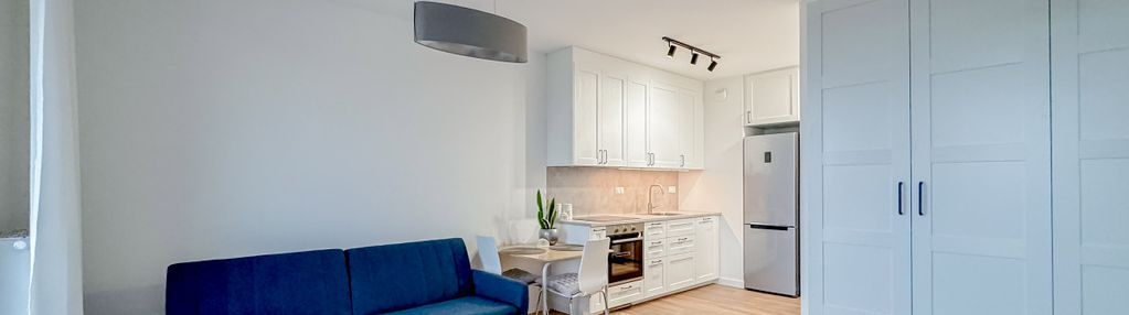 Kawalerka z loggią i widokiem na tor służewiec